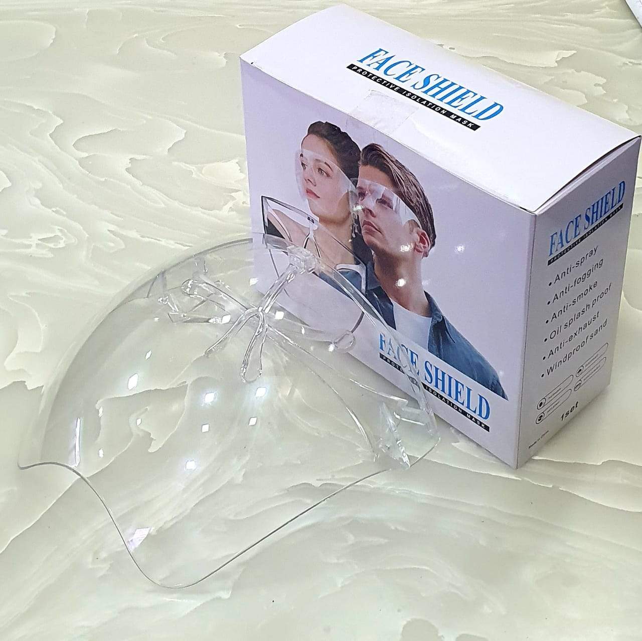 Unisex Safety Clear Face Shield