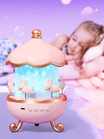 Rabbit Galaxy Night Light Projector – Rose Gold (1 Piece)