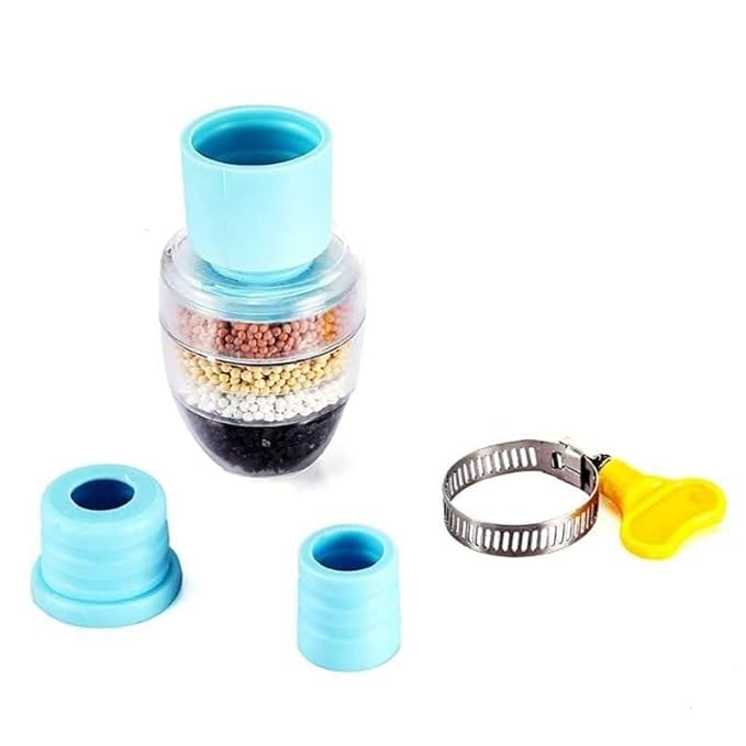 5-Layer Activated Carbon Tap Filter for Kitchen & Bathroom Faucets