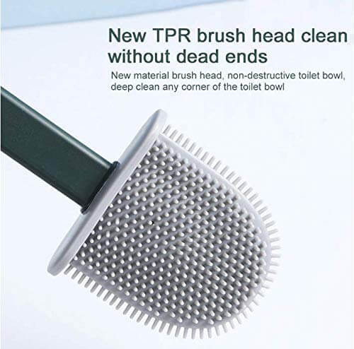 All-Round Clean Silicone Toilet Brush – No Dead Ends!