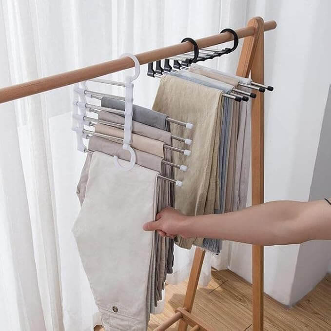 5-In-1 Cloth Steel Hanger – The Ultimate Closet Organizer