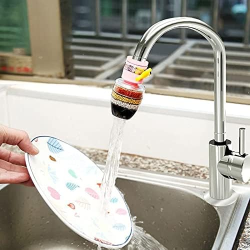 5-Layer Activated Carbon Tap Filter for Kitchen & Bathroom Faucets