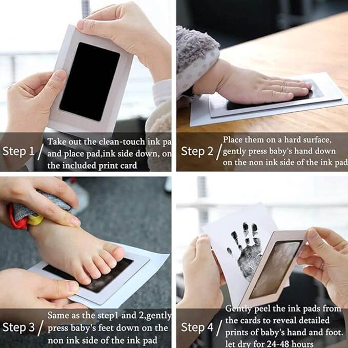 Inkless Infant Hand & Footprint Stamp Pad (Black)