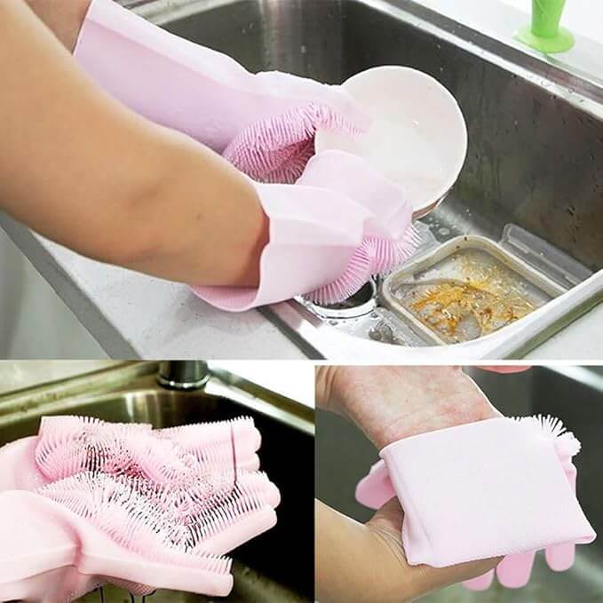 Cleaning Multipurpose Silicone Gloves