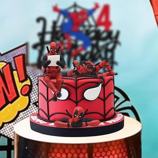 Deadpool Car Decor – 3-Piece Figurine Set