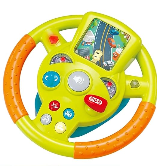 Kids Electric Early Education Simulation Steering Wheel Toy β Drive, Learn, and Have Fun!
