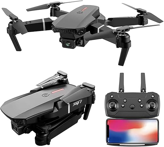 E88 Pro Dual Camera Foldable Drone β 4K UHD Aerial Photography