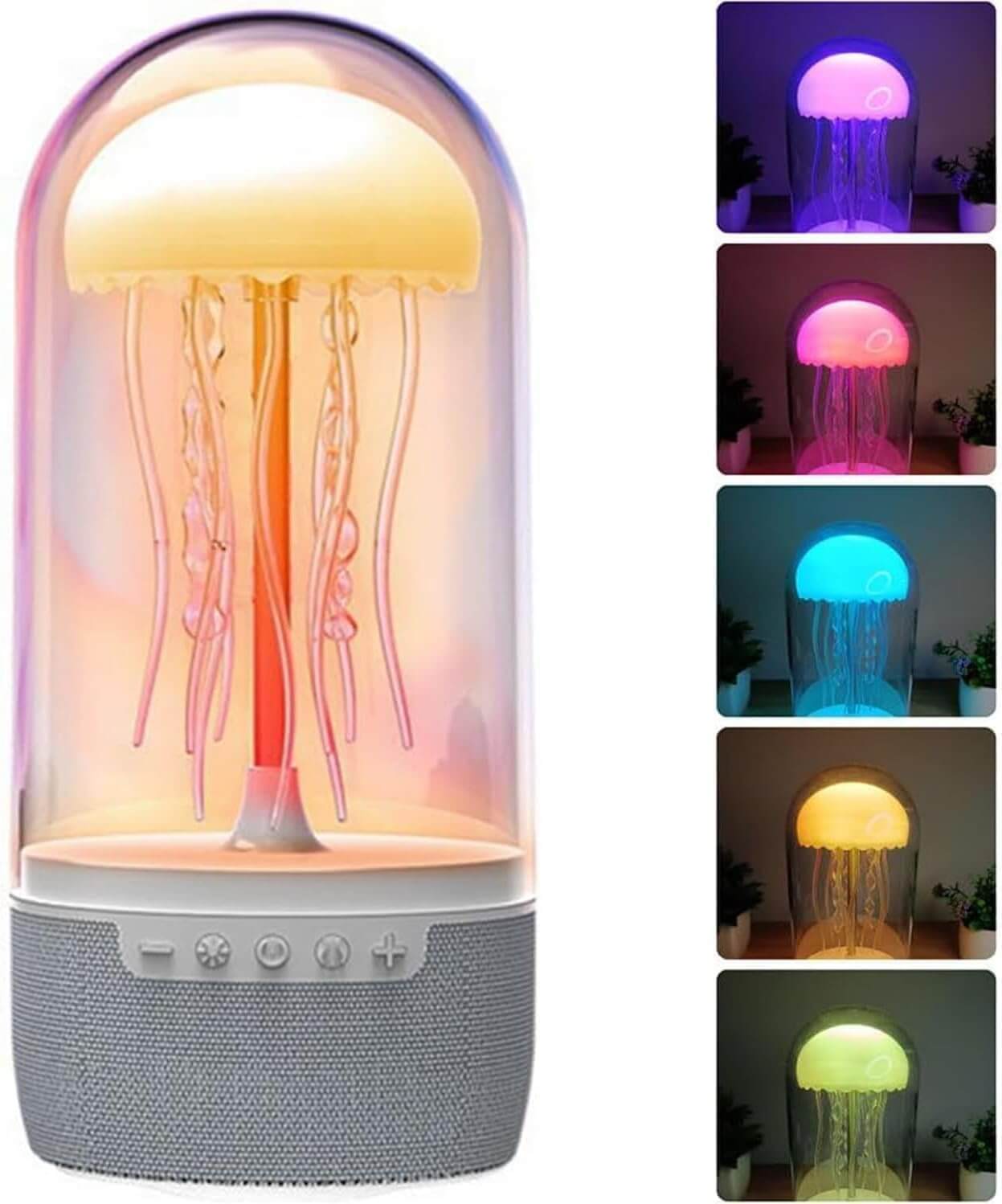 Jellyfish Bluetooth Speaker with Mood Lamp – Multi Color (1-Piece)