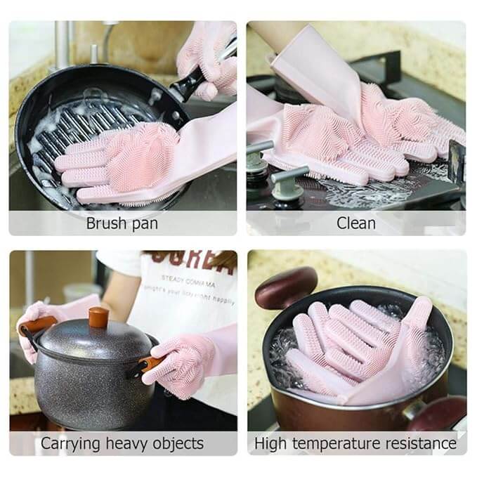 Cleaning Multipurpose Silicone Gloves