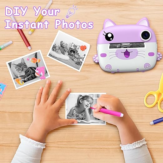 Kids Camera Instant Print – 2.5K Digital Video & Instant Photo Fun