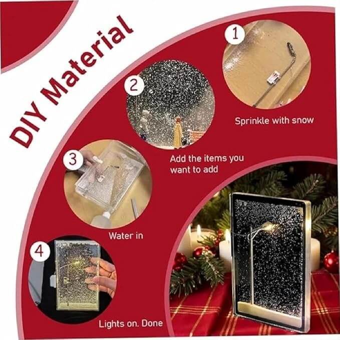 Street Light Snow Globe – DIY Snow Scenery Night Light