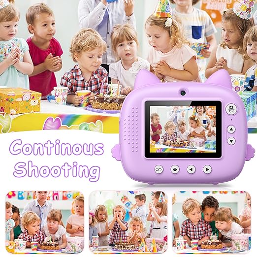 Kids Camera Instant Print – 2.5K Digital Video & Instant Photo Fun