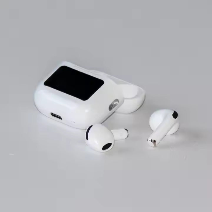 Bluetooth Wireless Earbuds with LED Display & Noise Cancellation