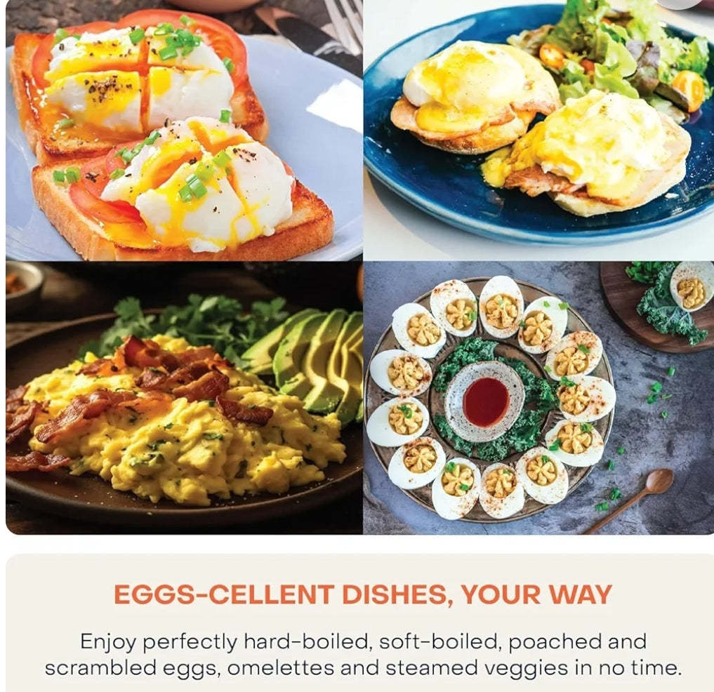 INSTANT ELECTRIC EGG BOILER β 7 Egg Poachers
