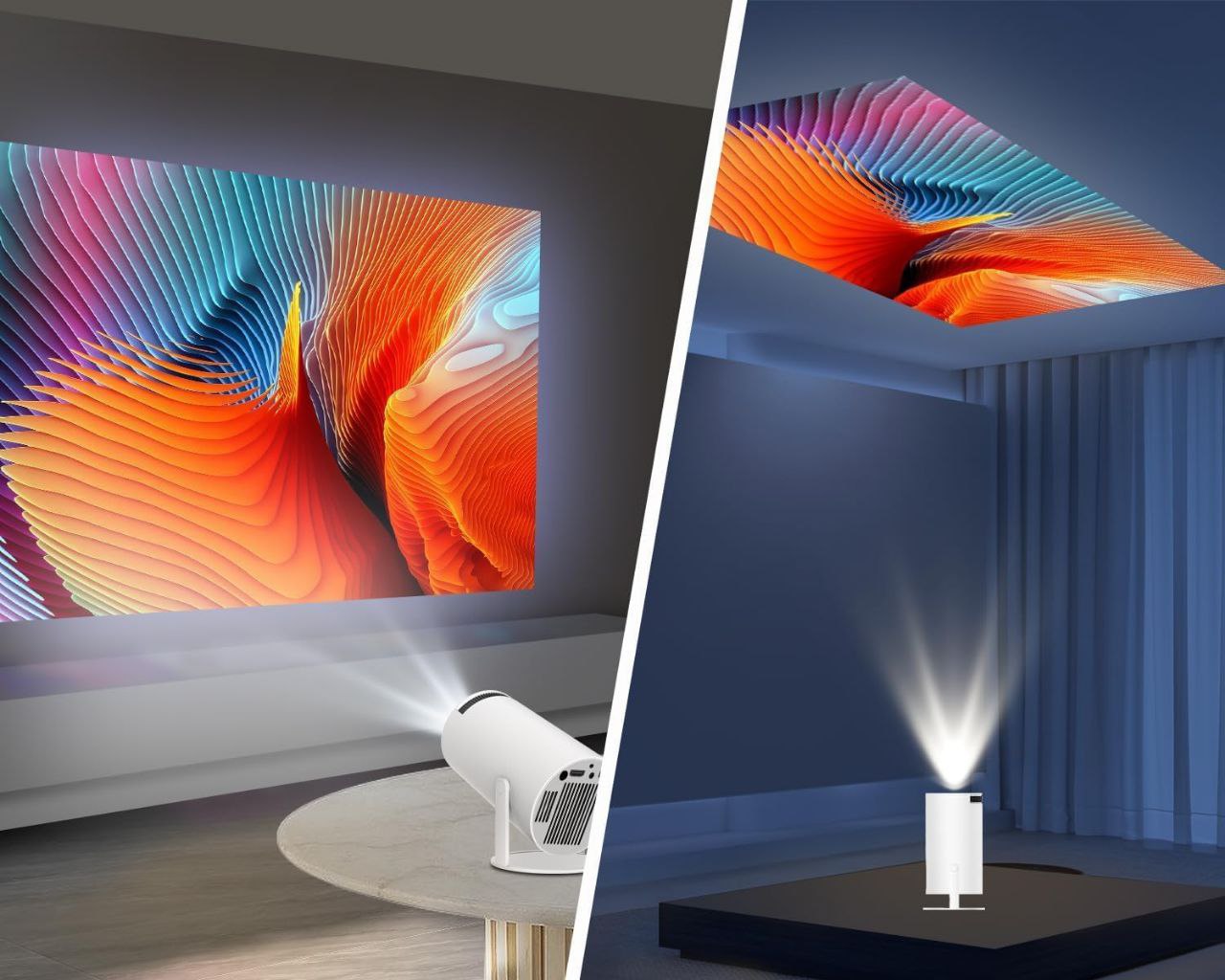 Android 5G WiFi Projector - 4K Support