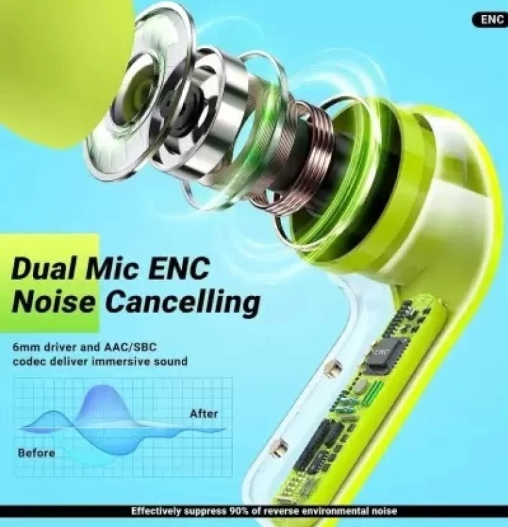 NKL Smart Design UltraPods 367 (Green) โ True Wireless Earbuds