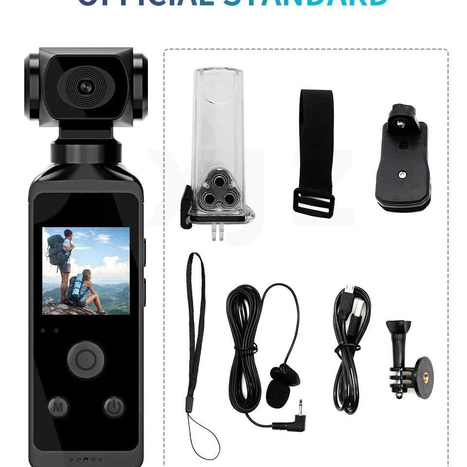 Ultra HD Pocket Action Camera – 270° Rotatable Mini Sports Cam