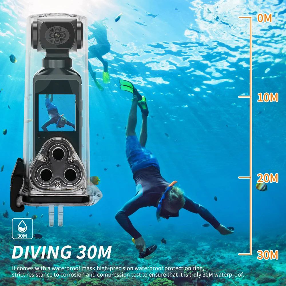 Ultra HD Pocket Action Camera – 270° Rotatable Mini Sports Cam