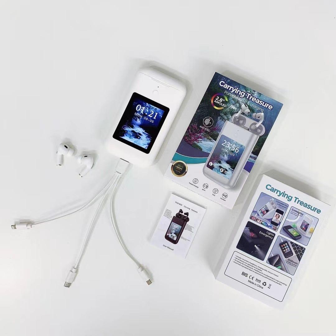 TF20 Multipurpose Powerbank with AirPods & Digital Display