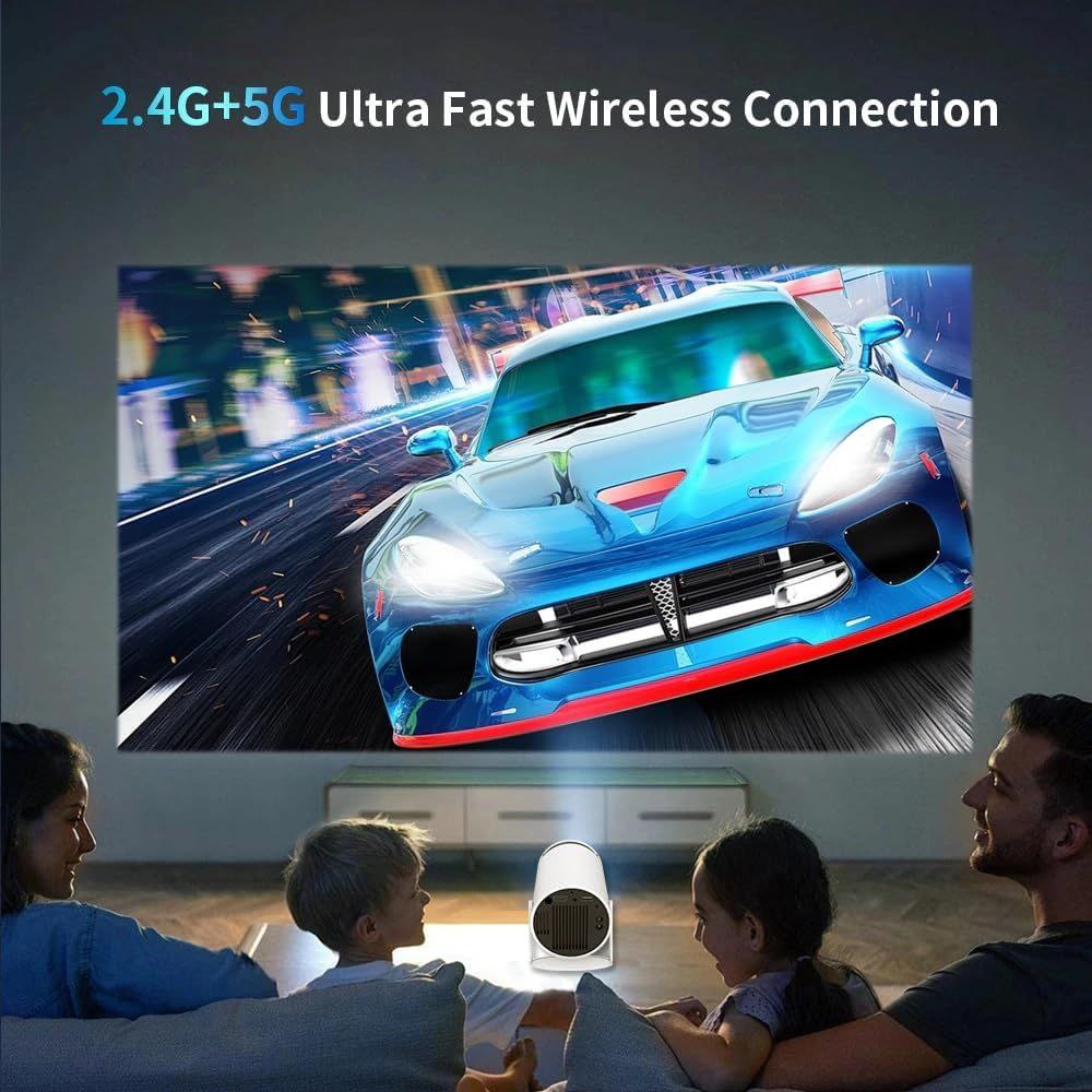 Android 5G WiFi Projector - 4K Support