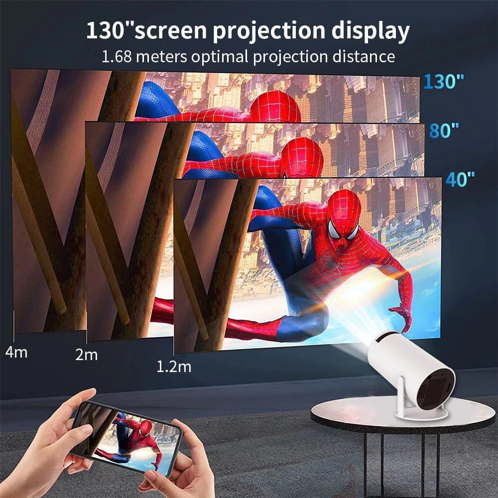 Android 5G WiFi Projector - 4K Support