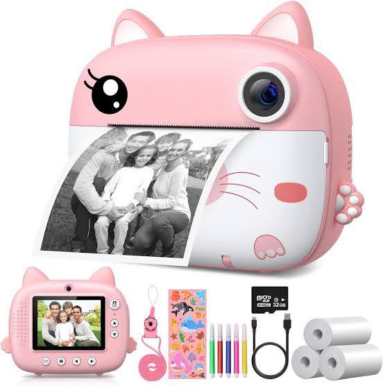 Kids Camera Instant Print – 2.5K Digital Video & Instant Photo Fun