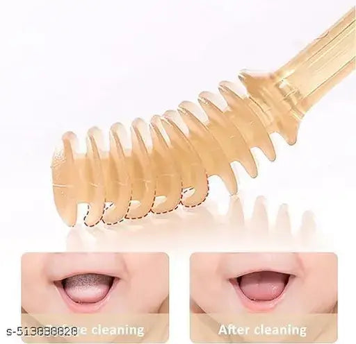 2-in-1 Baby Silicone Toothbrush & Tongue Cleaner