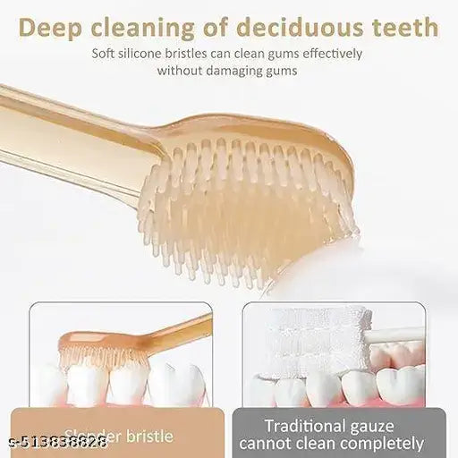 2-in-1 Baby Silicone Toothbrush & Tongue Cleaner