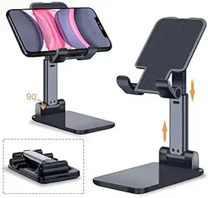 Angle & Height Adjustable Mobile Phone & Tablet Holder