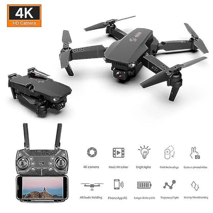 E88 Pro Dual Camera Foldable Drone – 4K UHD Aerial Photography