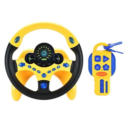 Kids Electric Early Education Simulation Steering Wheel Toy – Drive, Learn, and Have Fun!