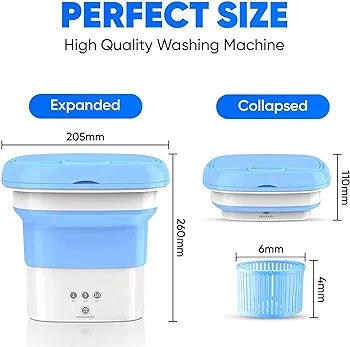 Portable Mini Foldable Washer & Spin Dryer