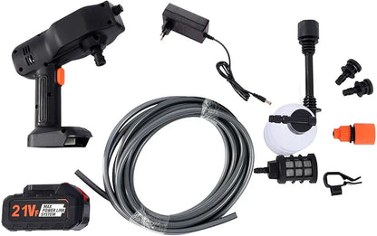 Portable Cordless Battery Pressure Washer – Wireless & Multifunctional