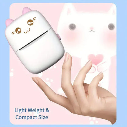 Mini Portable Thermal Printer – Wireless Bluetooth Inkless Printer
