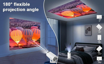 Android 5G WiFi Projector - 4K Support