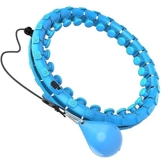 Smart Weighted Fitness Hoop for Adults – Infinity Exercise Hoop for Weight Loss & Core Toning – Plus Size Friendly