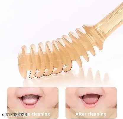 2-in-1 Baby Silicone Toothbrush & Tongue Cleaner