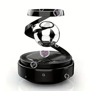 Solar Rotating Car Air Freshener – Refillable Aromatherapy Diffuser & Eco-Friendly Dashboard Purifier