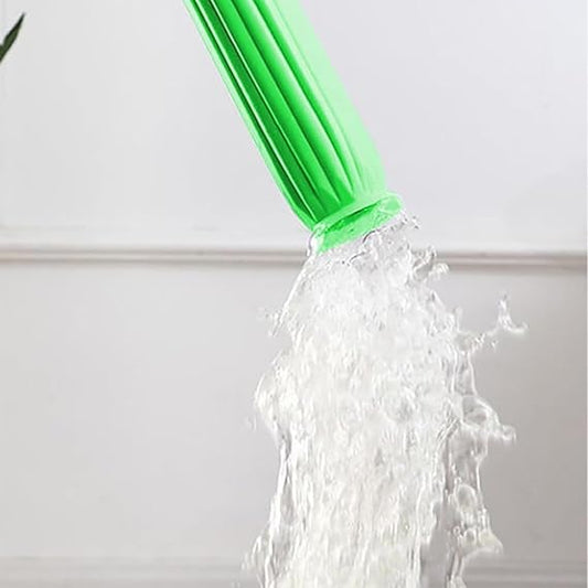 2-in-1 Self-Wringing Microfiber Floor Mop | 360° Rotating Head | Wet & Dry Cleaning Mop for Home, Bathroom, Office & Outdoor (Rich Green)
